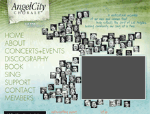 Tablet Screenshot of angelcitychorale.org